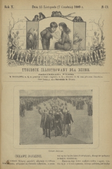 Wieczory Rodzinne : tygodnik illustrowany dla dzieci. R. 10, 1889, no. 49