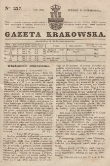 Gazeta Krakowska. 1846, nr 227