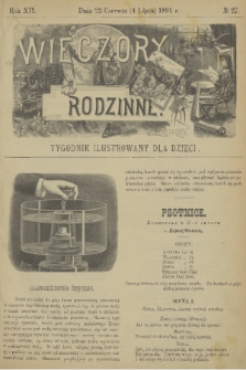 Wieczory Rodzinne : tygodnik illustrowany dla dzieci. R. 12, 1891, no. 27