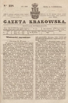 Gazeta Krakowska. 1846, nr 228