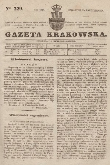 Gazeta Krakowska. 1846, nr 229
