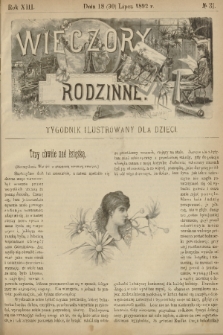 Wieczory Rodzinne : tygodnik illustrowany dla dzieci. R. 13, 1892, no. 31