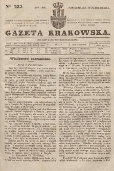 Gazeta Krakowska. 1846, nr 232