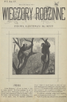 Wieczory Rodzinne : tygodnik illustrowany dla dzieci. R. 15, 1895, no. 11