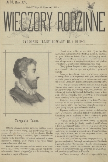 Wieczory Rodzinne : tygodnik illustrowany dla dzieci. R. 15, 1895, no. 23
