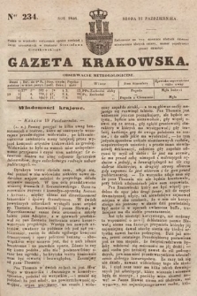 Gazeta Krakowska. 1846, nr 234