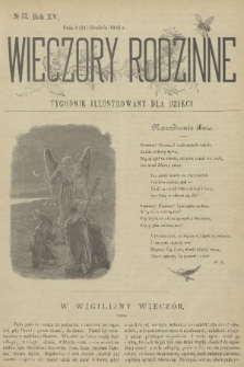 Wieczory Rodzinne : tygodnik illustrowany dla dzieci. R. 15, 1895, no. 51