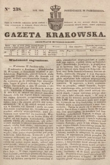 Gazeta Krakowska. 1846, nr 238