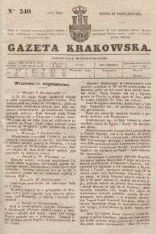 Gazeta Krakowska. 1846, nr 240