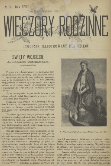 Wieczory Rodzinne : tygodnik illustrowany dla dzieci. R. 17, 1897, no. 17