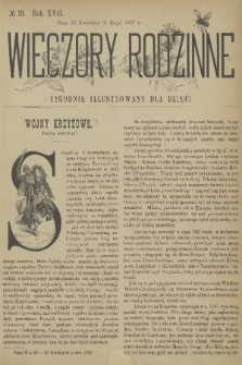 Wieczory Rodzinne : tygodnik illustrowany dla dzieci. R. 17, 1897, no. 19