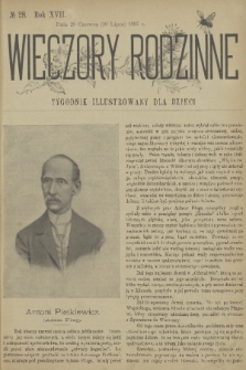 Wieczory Rodzinne : tygodnik illustrowany dla dzieci. R. 17, 1897, no. 28