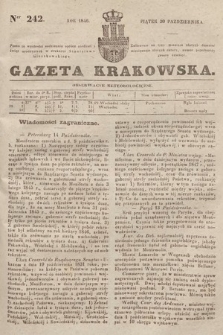 Gazeta Krakowska. 1846, nr 242
