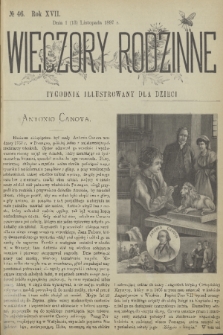 Wieczory Rodzinne : tygodnik illustrowany dla dzieci. R. 17, 1897, no. 46