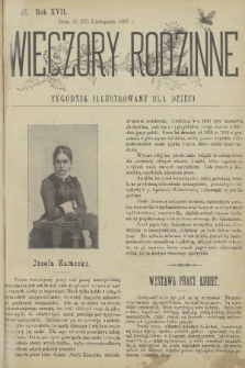 Wieczory Rodzinne : tygodnik illustrowany dla dzieci. R. 17, 1897, no. 48