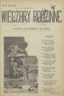 Wieczory Rodzinne : tygodnik illustrowany dla dzieci. R. 17, 1897, no. 52