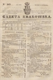 Gazeta Krakowska. 1846, nr 245