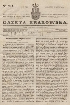 Gazeta Krakowska. 1846, nr 247