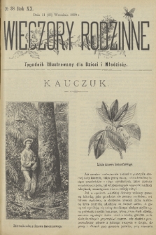 Wieczory Rodzinne : tygodnik illustrowany dla dzieci i młodzieży. R. 20, 1899, no. 38