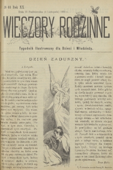 Wieczory Rodzinne : tygodnik illustrowany dla dzieci i młodzieży. R. 20, 1899, no. 44