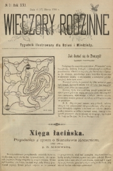 Wieczory Rodzinne : tygodnik illustrowany dla dzieci i młodzieży. R. 21, 1900, no. 11