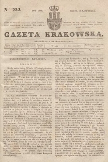 Gazeta Krakowska. 1846, nr 252