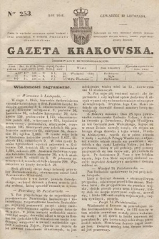 Gazeta Krakowska. 1846, nr 253