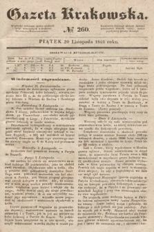 Gazeta Krakowska. 1846, nr 260