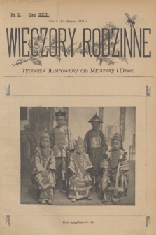 Wieczory Rodzinne : tygodnik illustrowany dla dzieci i młodzieży. R. 23, 1902, no. 11