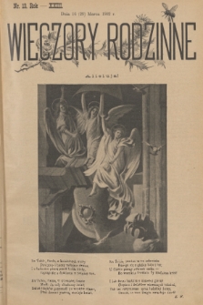 Wieczory Rodzinne : tygodnik illustrowany dla dzieci i młodzieży. R. 23, 1902, no. 13