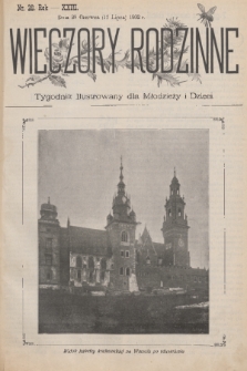 Wieczory Rodzinne : tygodnik illustrowany dla dzieci i młodzieży. R. 23, 1902, no. 28