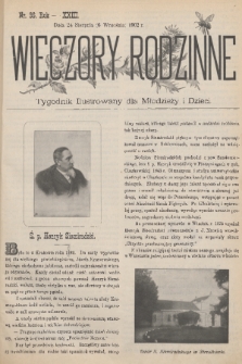 Wieczory Rodzinne : tygodnik illustrowany dla dzieci i młodzieży. R. 23, 1902, no. 36