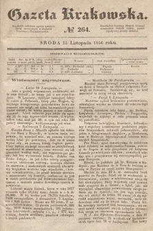 Gazeta Krakowska. 1846, nr 264