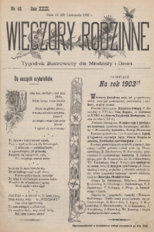 Wieczory Rodzinne : tygodnik illustrowany dla dzieci i młodzieży. R. 23, 1902, no. 48