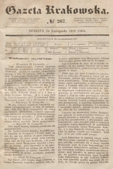 Gazeta Krakowska. 1846, nr 267