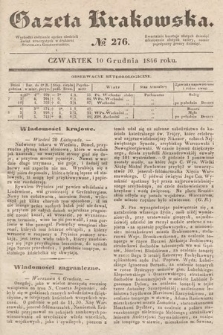 Gazeta Krakowska. 1846, nr 276