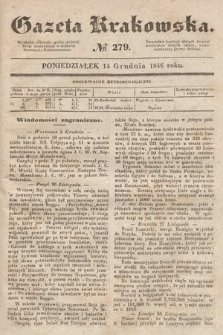 Gazeta Krakowska. 1846, nr 279