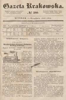 Gazeta Krakowska. 1846, nr 280