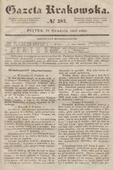Gazeta Krakowska. 1846, nr 283