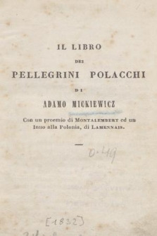 Il libro dei pellegrini polacchi