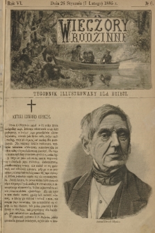 Wieczory Rodzinne : tygodnik illustrowany dla dzieci. R. 6, 1885, no. 6