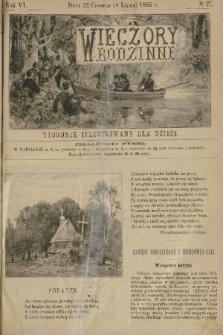 Wieczory Rodzinne : tygodnik illustrowany dla dzieci. R. 6, 1885, no. 27