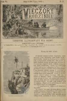 Wieczory Rodzinne : tygodnik illustrowany dla dzieci. R. 6, 1885, no. 29