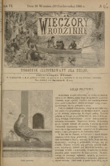 Wieczory Rodzinne : tygodnik illustrowany dla dzieci. R. 6, 1885, no. 41