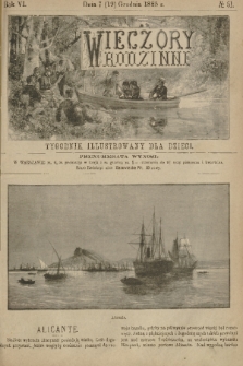 Wieczory Rodzinne : tygodnik illustrowany dla dzieci. R. 6, 1885, no. 51