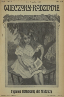 Wieczory Rodzinne : tygodnik ilustrowany dla młodzieży. R. 33, 1912, nr 49