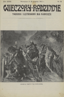 Wieczory Rodzinne : tygodnik ilustrowany dla młodzieży. R. 33, 1912, nr 52