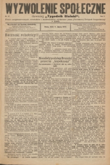 Wyzwolenie Społeczne : pismo zorganizowanych robotników i małorolników. R.2, 1919, nr 27