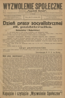 Wyzwolenie Społeczne : pismo zorganizowanych robotników i małorolników. R.2, 1919, nr 39