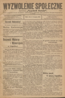 Wyzwolenie Społeczne : pismo zorganizowanych robotników i małorolników. R.2, 1919, nr 46